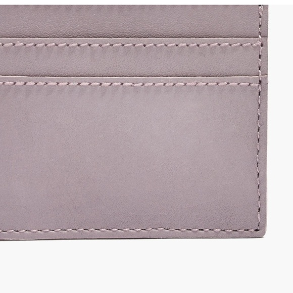 Madewell The Leather Card Case in Violet Dusk - Picture 8 of 8